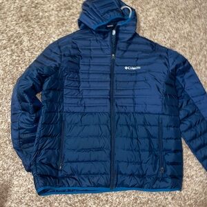 Columbia Blue Puffer Jacket